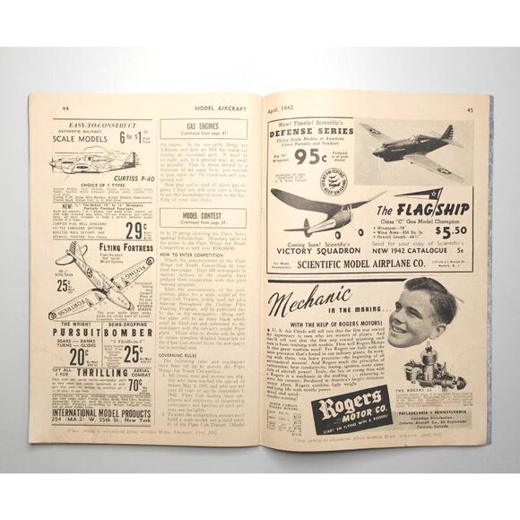 1942 Model Aircraft Magazine - April 1942 M596 - Picture 9 of 16